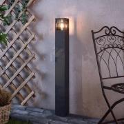 Facado II tuinpadverlichting, hoogte 100 cm, grijs/rook 11 x 11 cm IP6...