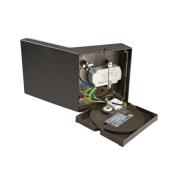 LED buiten wandlamp Tucanae, grijs, hoogte 22 cm, IP65, metaal