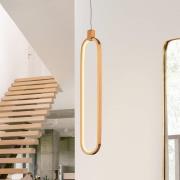 Colette LED hanglamp, roségoud, 1-lamp