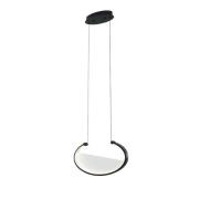 LED hanglamp Adele, lengte 37 cm, zwart, metaal