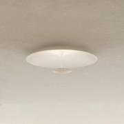 Karman LED plafondlamp BLANCO, Ø 92 cm, wit, metaal