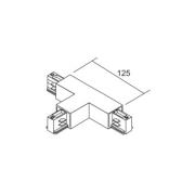 Ivela T-connector LKM DALI wit aardedraad rechts 3-fasen