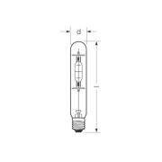 RADIUM Halogeen gasontladingslamp E40 270W HRI-T B helder