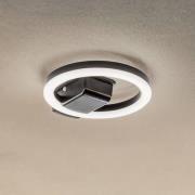 Lindby LED buiten plafondlamp Finian, Ø 22 cm, CCT, dimbaar