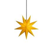 STERNTALER LED-ster, geel, Ø 15 cm, 9 punten, IP44 batterij
