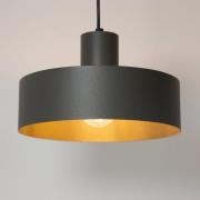 Hanglamp Rif M, olijfgroen, 1-lamp, Ø 25 cm, staal