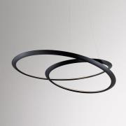 NEMO Kepler hanglamp 2.700K Up Ø84cm zwart