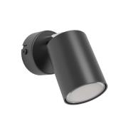 EGLO connect Smart Spot Adfira-Z, zwart, 1-lamp, staal