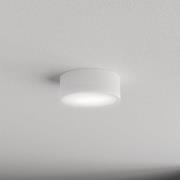 Plafondlamp Cleo 200, wit, sensor, IP54, Ø 20 cm, metaal