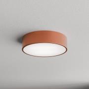 Plafondlamp Cleo 300, koper, sensor, IP54, Ø 30 cm, metaal