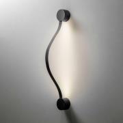 OLEV LED wandlamp Segmento, zwart, metaal, 85 cm, 2.700 K