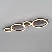 LED plafondlamp Lumos, aluminium, 3.000 K, metaal, lengte 72 cm