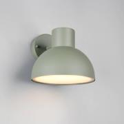 Buitenwandlamp Elbe, groen, gegoten aluminium, E27