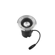LEDS-C4 LED grondspot inbouwlamp Gea Easy, 827, grijs, Ø 12,5 cm