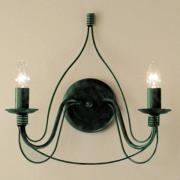 Wandlamp FILO, 2-lichts, groen-antiek