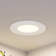 Prios LED inbouwlamp Cadance, wit, 12 cm, set van 10, CCT