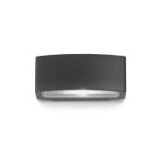 Ideal Lux buitenwandlamp Andromeda zwart, breedte 22 cm aluminium