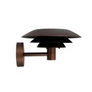 Dyberg Larsen buitenwandlamp DL25, koperkleurig