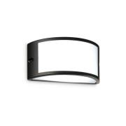 Ideal Lux buitenwandlamp Rex 1, zwart, aluminium, IP44, E27