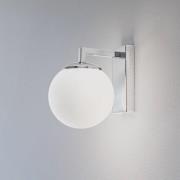 LED wandlamp Aseor, glas, chroom