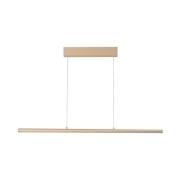 LED hanglamp Borena, zandkleurig, lengte 113 cm, metaal