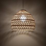 Hanglamp BOHO, Ø 43 cm, naturelbruin, rotan, E27