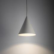 Hanglamp ZENITH, lichtgrijs, Ø 11 cm, metaal, GU10