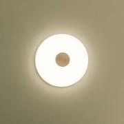 Northern LED wandlamp Glint, Ø 36 cm, glas, opaalwit