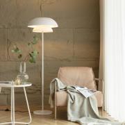 Lucande vloerlamp Kellina, 151 cm, wit, metaal, E27