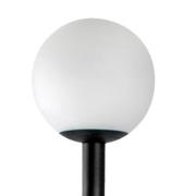 LED sokkellamp Cuca, zwart, roestvrij staal, IP65, hoogte 50 cm