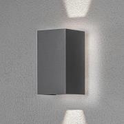 LED buiten wandlamp Cremona met achtergrondlicht