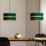 Hanglamp Duo, groen/goud, 2-lamps