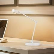 Lindby tafellamp Jyla, wit, lens, 4200K, GX53, ijzer