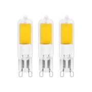 Arcchio LED stiftlamp, G9, 2,2W, 3000K, set van 3