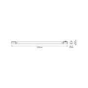 OSRAM LED-lichtbalk TUBEKIT, 120 cm, 3.000 K wit schakelaar