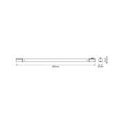 OSRAM LED-lichtbalk TUBEKIT, 60 cm, 3.000 K wit schakelaar