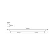 OSRAM LED-lichtbalk VALUE BATTEN, 153 cm, metaal, 4.000 K