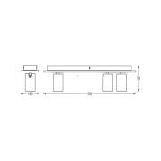 OSRAM plafondspot MERCURY zwart 3-spot GU10-LED 927 dimbaar