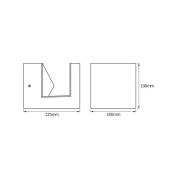 OSRAM LED buiten wandlamp ENDURA STYLE PYRAMID roestvrij staal IP44