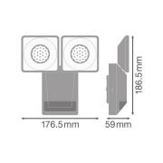 OSRAM LED-sensor buitenwandstraal ENDURA PRO, wit, IP55