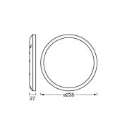OSRAM LED plafondlamp ORBIS ULTRA SLIM, wit, Ø 24 cm, dimbaar