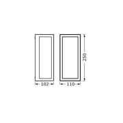OSRAM buitenwandlamp ENDURA CLASSIC RADO, donkergrijs, IP65