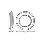 OSRAM LED plafondlamp ORBIS BERLIN, zwart Ø 30 cm metaal