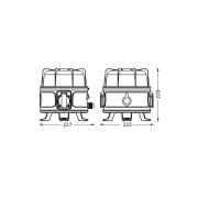 OSRAM LED werklamp VALUE 360°, zwart, IP54-stopcontact
