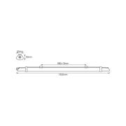 OSRAM vochtbestendige LED lamp SUBMARINE SLIM VALUE, 125 cm, IP65