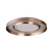 LED plafondlamp Onix, Ø 60 cm, roségoud, metaal