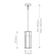 Buitenwandlamp Camillo, zwart, aluminium, glas, E27
