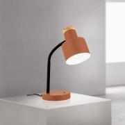 Tafellamp Gili, koraalrood, staal, hoogte 35 cm, E27