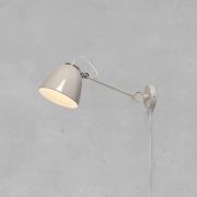 Wandlamp Tilt, greige, uitsteeklengte 47 cm, metaal