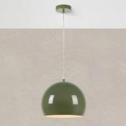 Hanglamp Pop, Ø 28 cm, groen, metaal